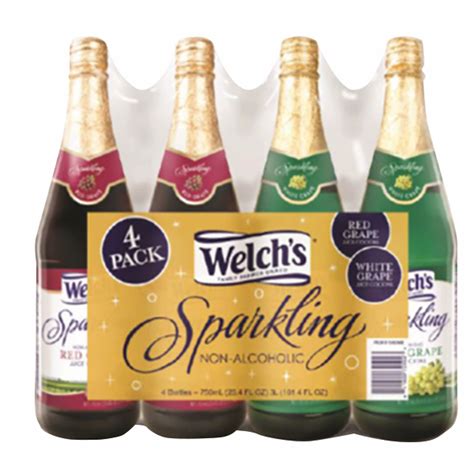 Welch's Sparkling Grape Juice, 4 pk./25.4 oz. - BJs WholeSale Club