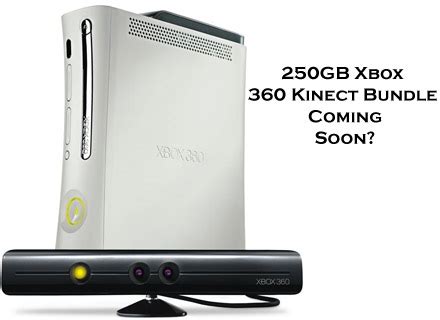 250GB Xbox 360 Kinect Bundle seen on package of 4GB bundle - GameGuru