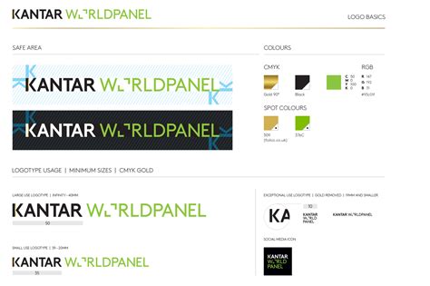 Kantar Brand Identity | Guidelines | Trebleseven.com