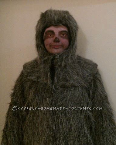 Awesome Homemade Sloth Costume