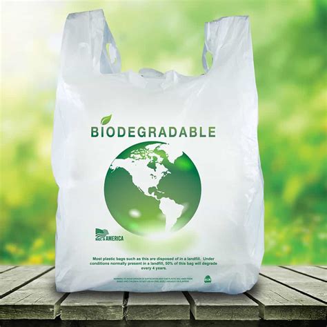 Shopping Bags | Biodegradable Plastic Bag with Earth Design