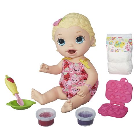 Baby Alive Snackin' Lily Brunette Doll - Kmart