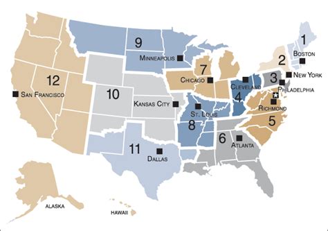 FRB: Annual Report Budget Review 2013 - Appendix D: Maps of the Federal Reserve System