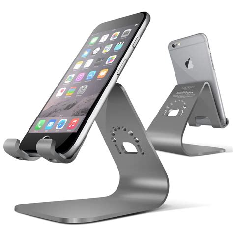 Bestand iPhone Stand Cell Phone Stand Desk Stand Holder Compatible With All Smartphone With ...