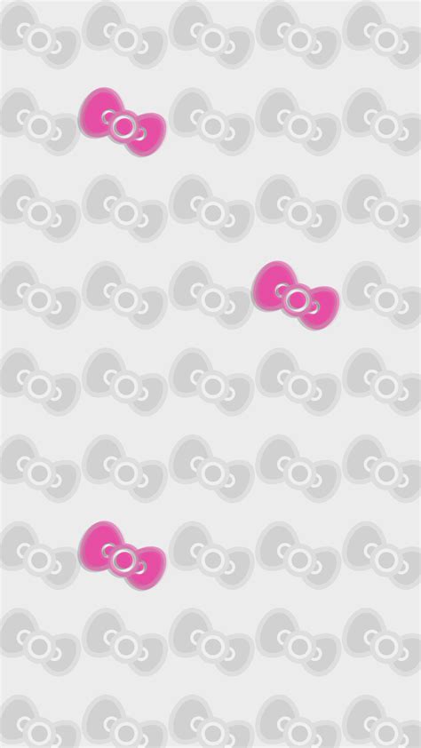 Hello Kitty Pink Bow Wallpaper