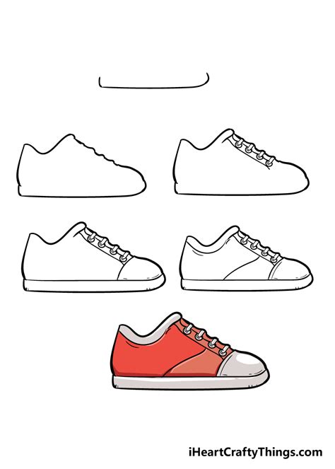 Introducir 72+ imagen drawing shoes - Abzlocal.mx