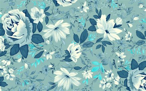 Blue Floral Pattern Wallpapers - Top Free Blue Floral Pattern Backgrounds - WallpaperAccess