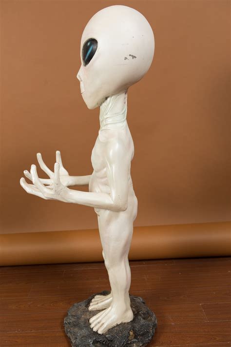 Vintage Alien Statue - 38 Large Life size Extraterrestrial Reptilian ...