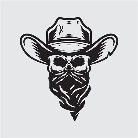 Skull With Cowboy Hat