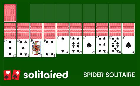 Spider Solitaire (2 Suits) - Play Online & 100% Free | Solitaired.com