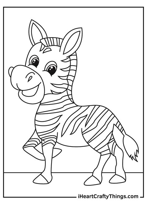 Zebra Print Coloring Pages Printable