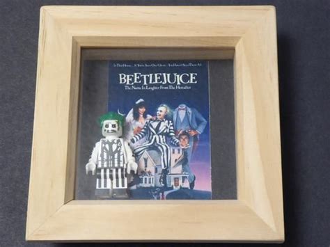 Beetlejuice Lego Minifigure Frame | Mini figures, Lego minifigures, Beetlejuice