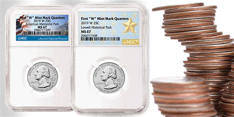 NGC Celebrates First 'W' Mint Mark Quarters With Special New Labels