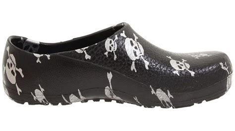 Birkenstock Chef Shoes - Profi Birki Black Skull - Kitchen / Nurse / Vet Clogs | eBay