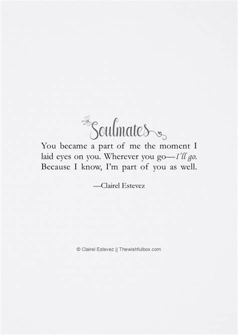 Soulmate Romantic Short Deep Love Quotes - lvandcola