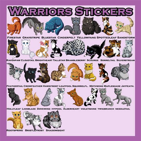 Warrior Cats Stickers | ubicaciondepersonas.cdmx.gob.mx