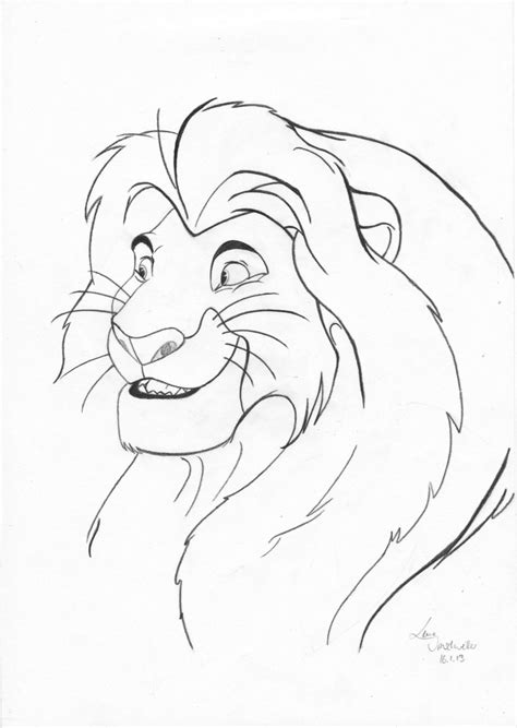 Awesome Mufasa Simba Father Coloring Page Sketch Coloring Page 20832 | The Best Porn Website