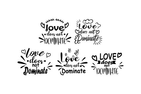 Lettering Quotes Love Bundle 0060 Graphic by TheChiliBricks · Creative ...