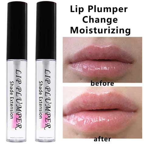 Brand Plump Lips Moisturizer Transparent Lipgloss Makeup Waterproof ...