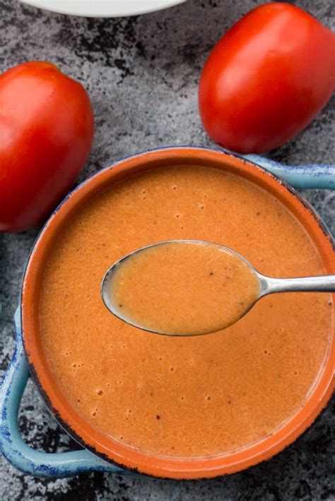 Creamy Roma Tomato Soup - Brooklyn Farm Girl