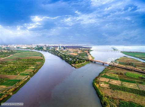 Confluence of the Blue and White Niles at Khartoum, Sudan مقرن النيلين، الخرطوم #السودان (By ...