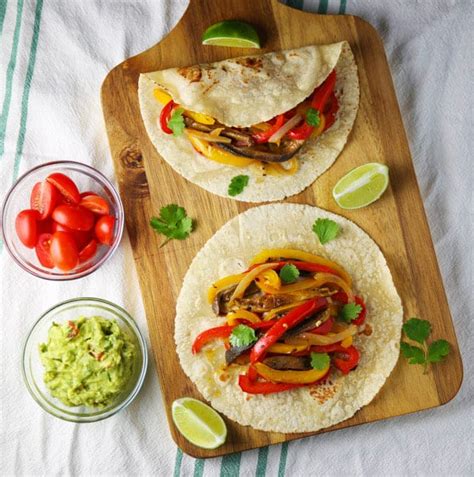 Veggie Fajita Tacos - Tastefulventure