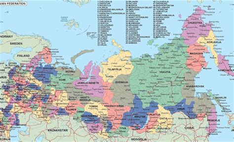 Political Map Of Russia Free To Download And Use Political Map | Images and Photos finder