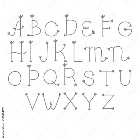 Cute Font Styles Alphabet