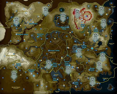 Zelda breath of the wild locations of all shrines - bxebuy