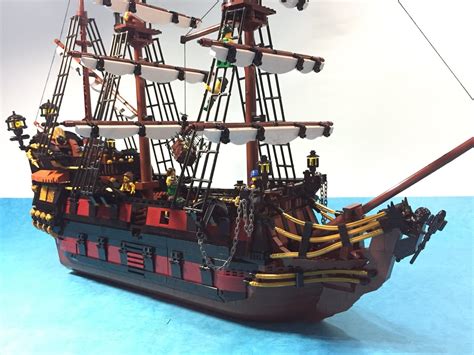 Pirate ship - Black Queen | Lego pirate ship, Lego ship, Pirate lego