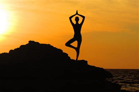 Yoga Silhouette Sunrise Meditation Free Stock Photo - Public Domain Pictures