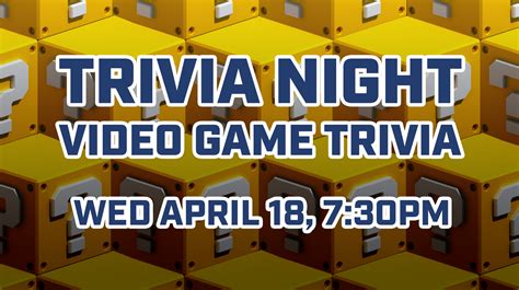 Video Game Trivia Night