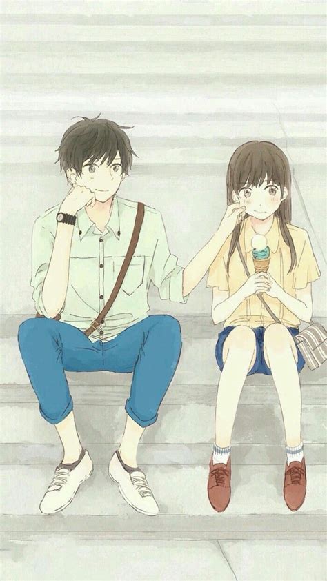 Anime Couple Pics ~ Cute Hd Anime Couple Dp Wallpapers | Bodycrwasute