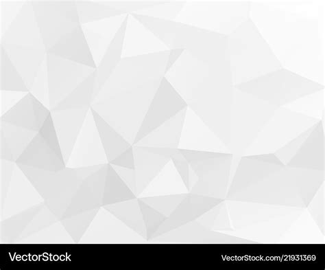 White gray geometric wallpaper background Vector Image