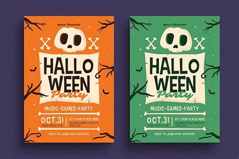 35+ Best Halloween Poster & Flyer Templates (Free & Pro) - Theme Junkie