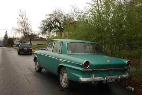 OLD PARKED CARS.: 1963 Studebaker Lark.