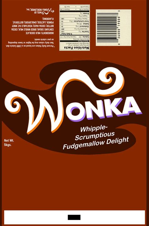 Wonka Bar Wrapper 1 by liikotuari on DeviantArt