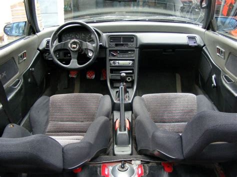 Honda Crx interior | Honda civic hatchback, Honda crx, Civic hatchback