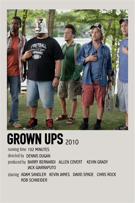 Grown ups polaroid poster