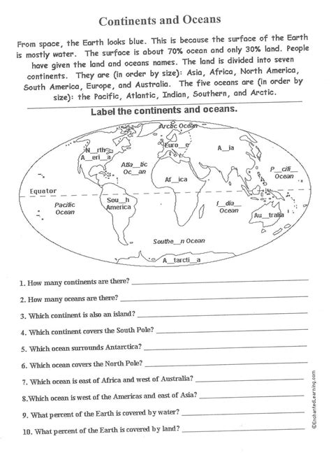 Grade 4 Geography Term 2 Worksheets