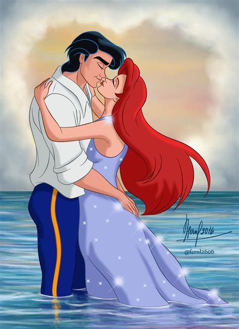 ARIEL AND ERIC by FERNL on DeviantArt