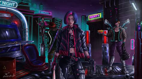 Cyberpunk 2077 Illustration Wallpaper,HD Games Wallpapers,4k Wallpapers,Images,Backgrounds ...