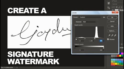 Make Your Own Signature Into Watermark In 2 Minutes - PSDESIRE