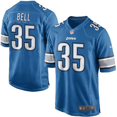 Youth Detroit Lions Joique Bell Nike Blue Team Color Game Jersey