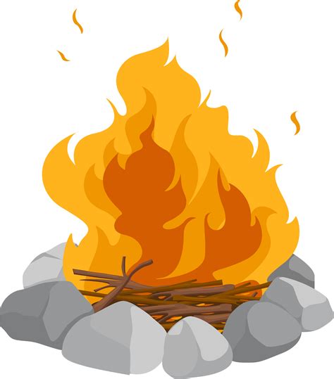 Campfire Cartoon Bonfire Clip art - Campfire PNG Pic png download ...