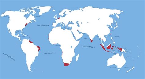 The Former Dutch Colonies - WorldAtlas