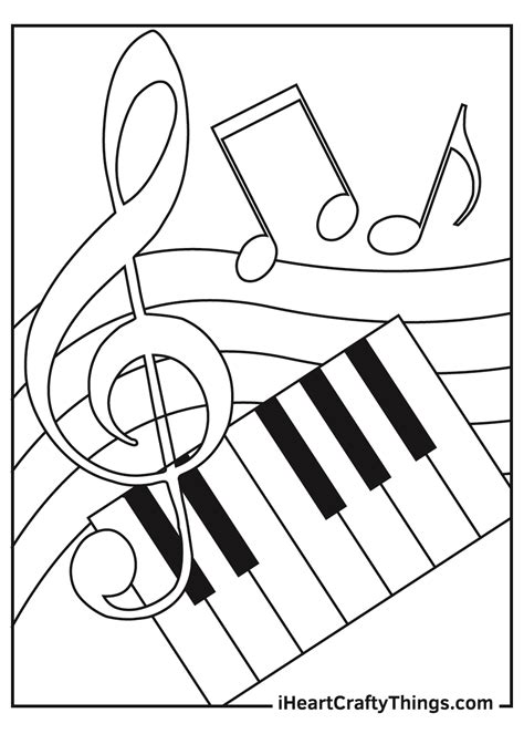 Music Coloring Pages Printable - Printable Word Searches