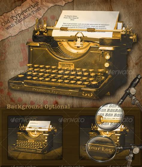 Old Typewriter | Typewriter background, Typewriter, Backgrounds brown