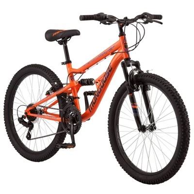 Mongoose Standoff 24" Kids' Mountain Bike - Orange : Target