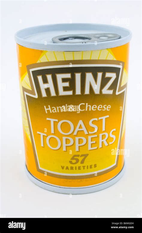 Can of Heinz ham and cheese toast toppers sold in the UK Stock Photo - Alamy